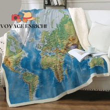 Charger l'image dans la galerie, Jeté "Carte du monde"